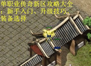 单职业传奇新区攻略大全：新手入门、升级技巧、装备选择