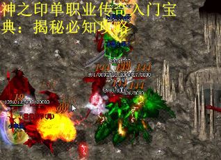 神之印单职业传奇入门宝典：揭秘必知攻略