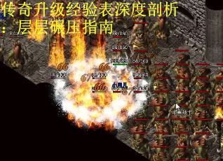 传奇升级经验表深度剖析：层层碾压指南