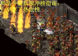 玛法争霸新服冲榜指南：一举拿下热血榜