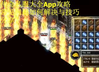 传奇私服大全App攻略常见问题如何解决与技巧分享？