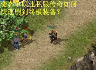 变态单职业私服传奇如何快速刷到终极装备? 变态单职业私服传奇如何快速刷到终极装备?