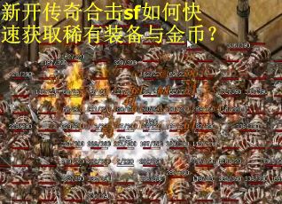 新开传奇合击sf如何快速获取稀有装备与金币？