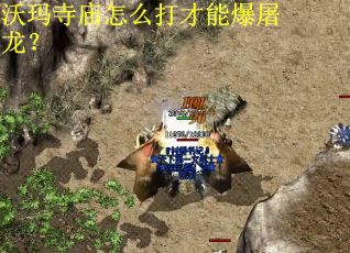 沃玛寺庙怎么打才能爆屠龙？