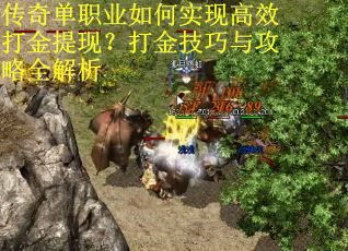 传奇单职业如何实现高效打金提现？打金技巧与攻略全解析