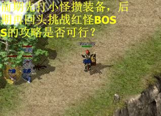 前期先打小怪攒装备,后期再回头挑战红怪BOSS的攻略是否可行? 前期先打小怪攒装备,后期再回头挑战红怪BOSS的攻略是否可行?